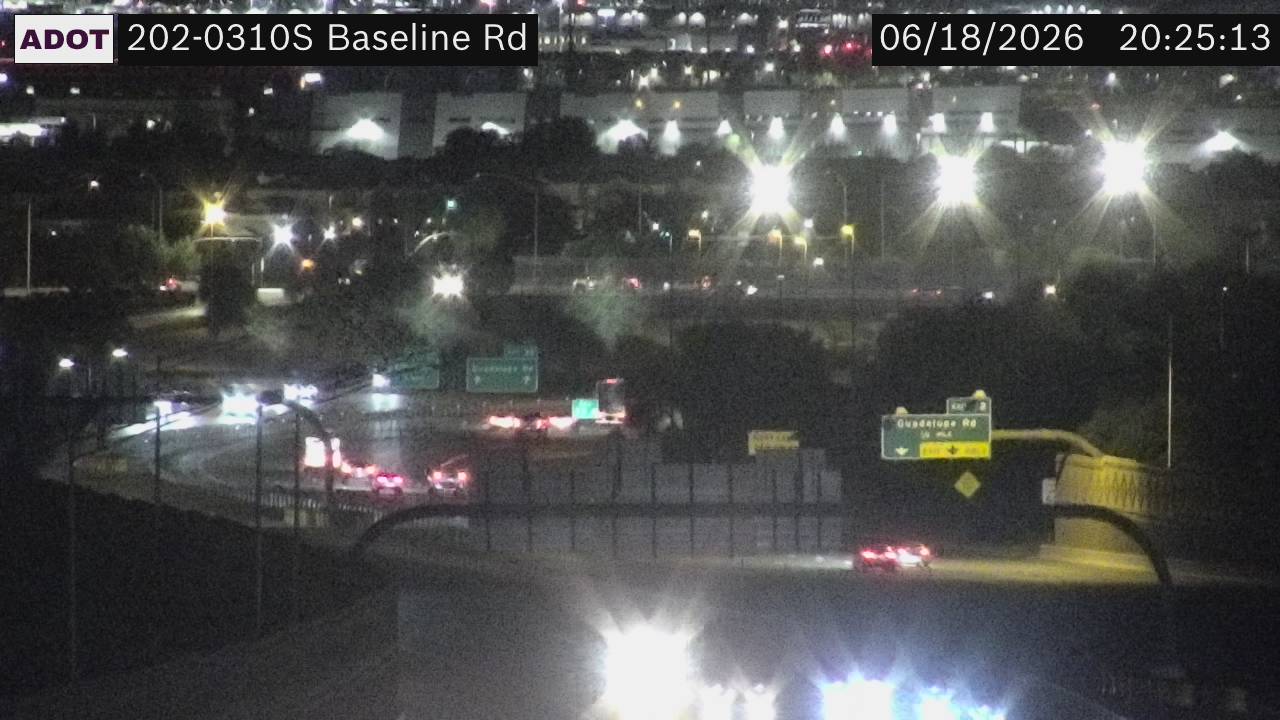 Live camera near E BASELINE RD / S HAWES RD MESA