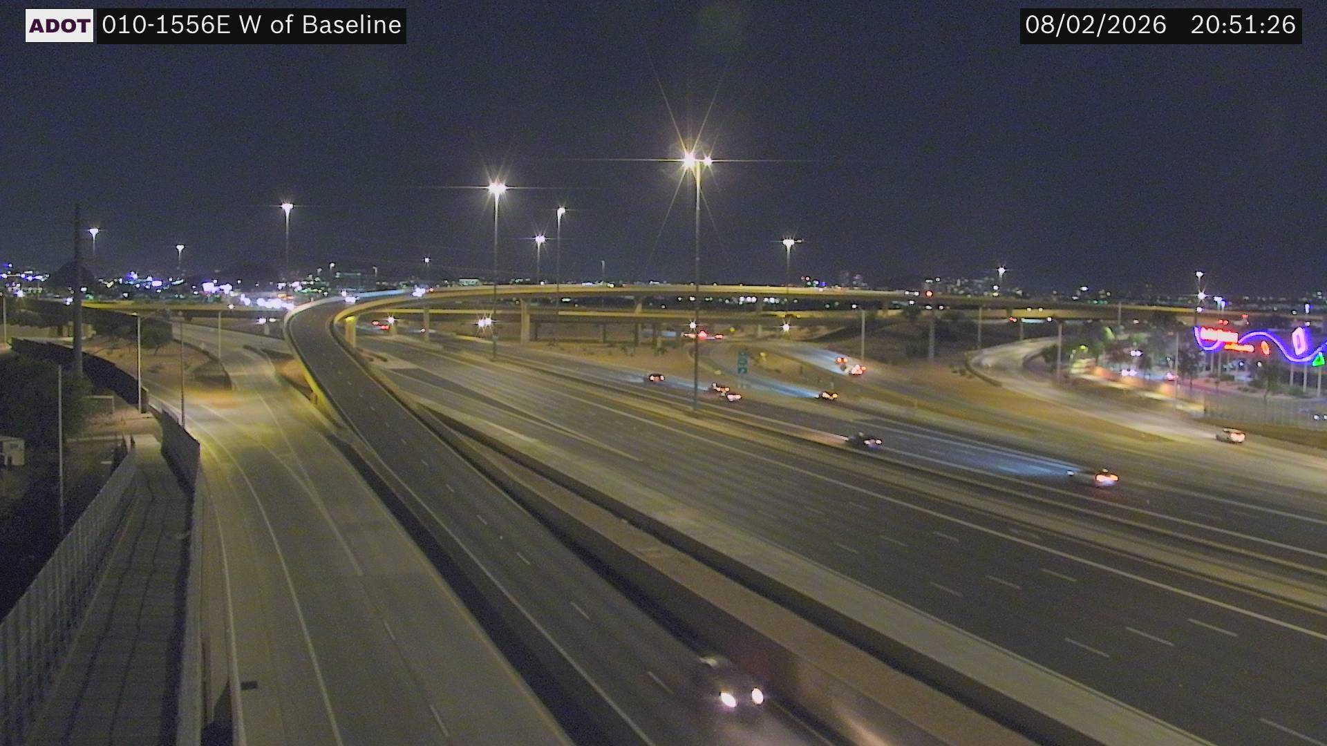 I-10 EB 155.60 @W of Baseline