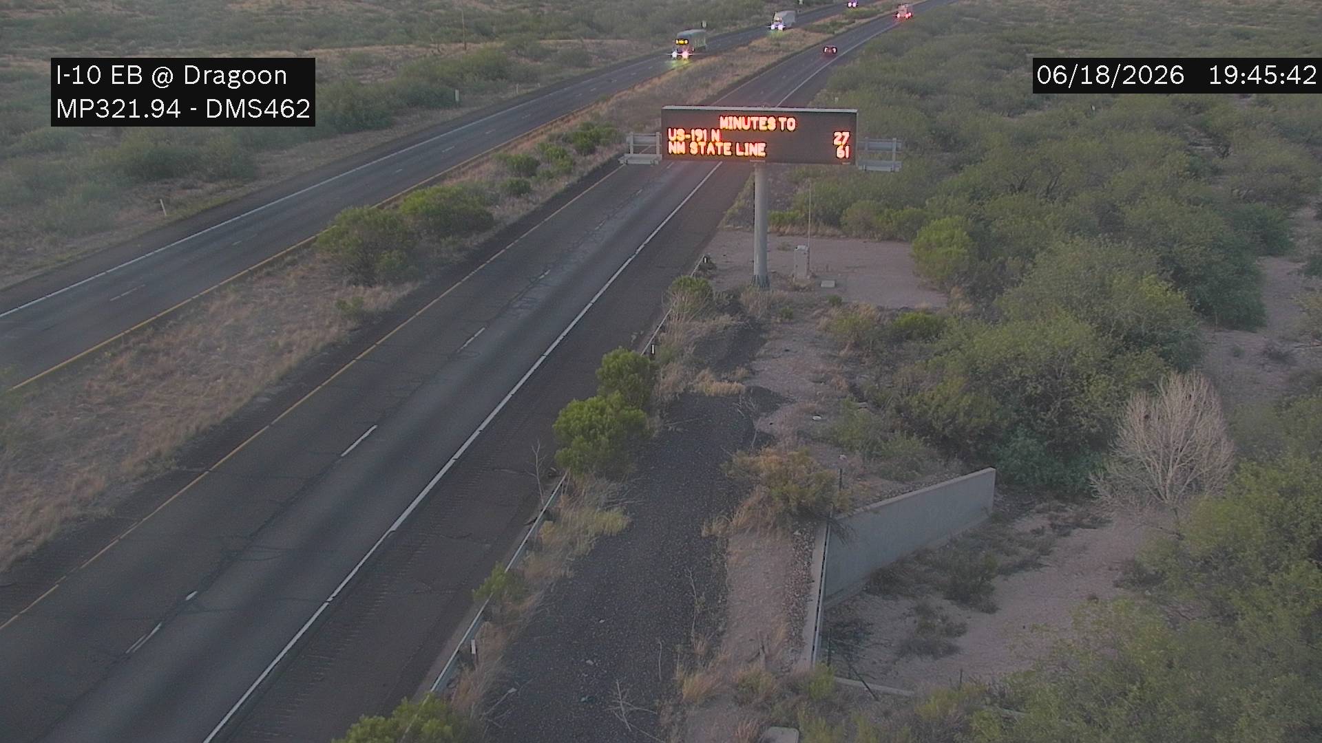 I-10 EB  321.94 @Dragoon