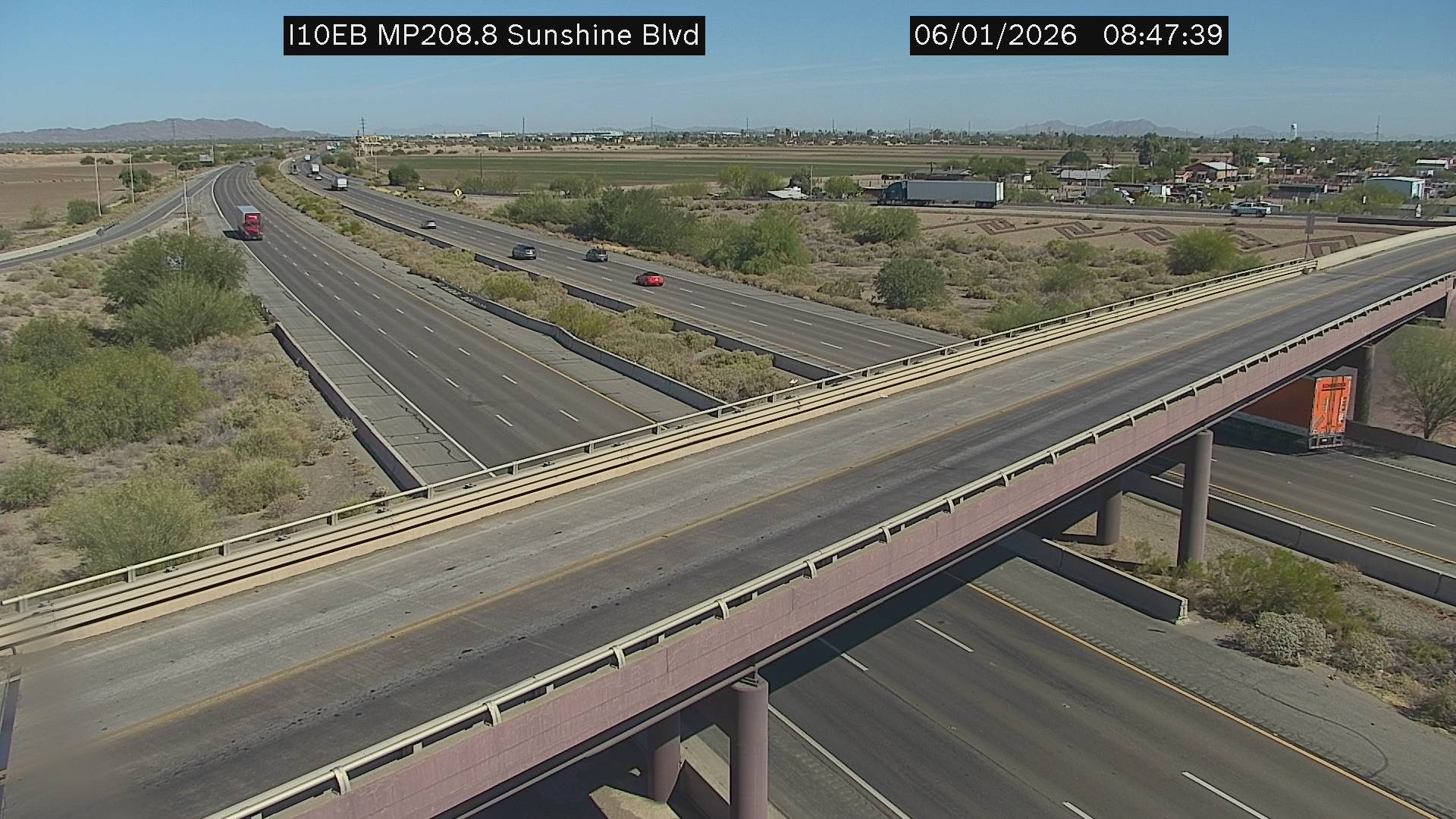 I-10 EB  208.80 @Picacho Peak