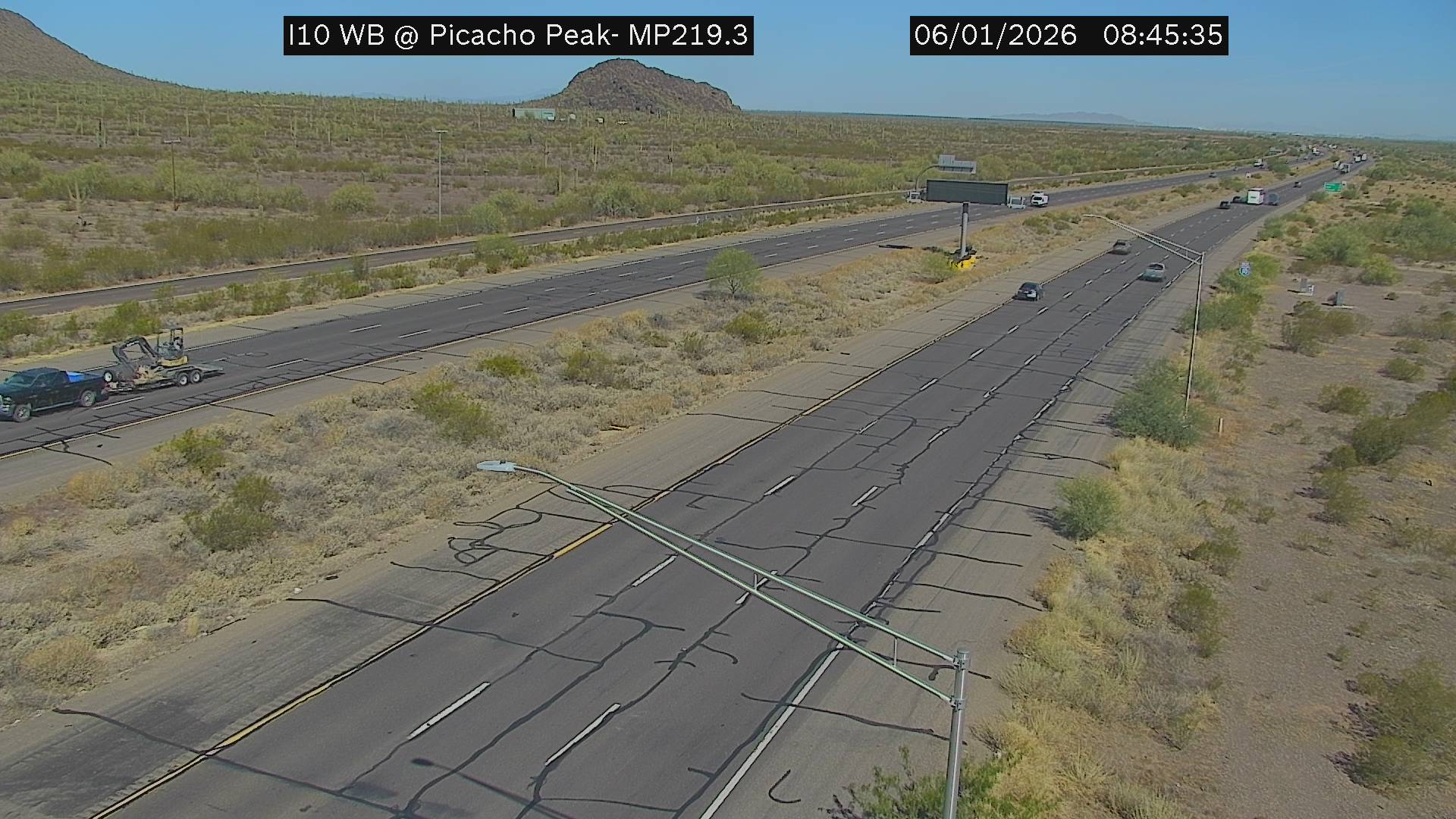 I-10 WB  219.30 @Picacho Peak