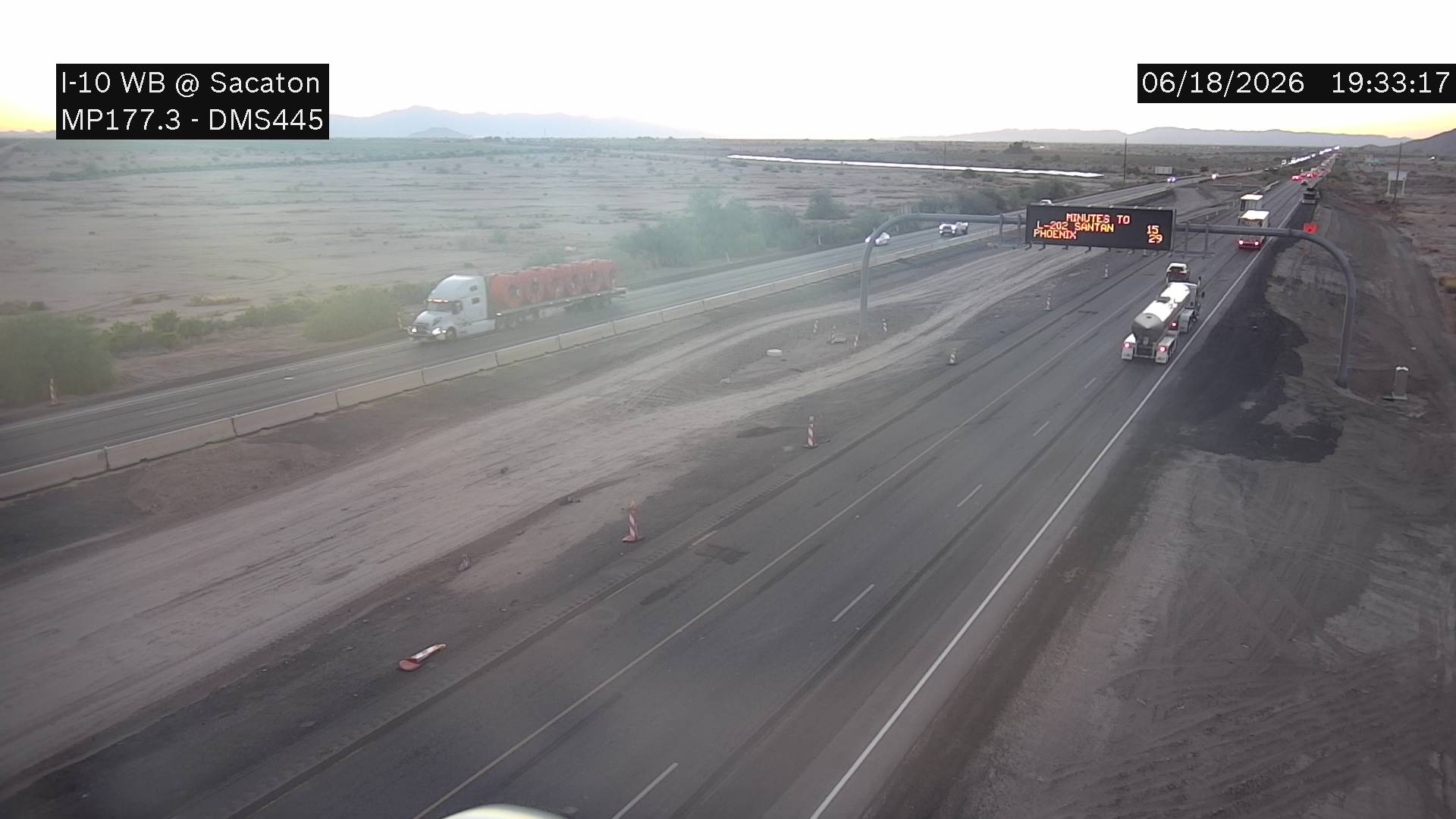I-10 WB  177.30 @Sacaton