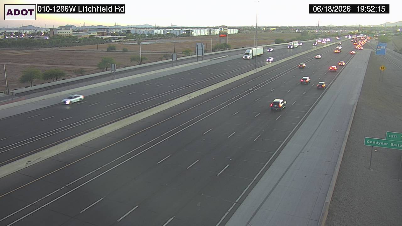 I-10 WB 128.60 @Litchfield Rd
