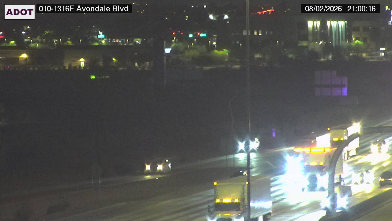 Nearest traffic camera for the crash on I-10