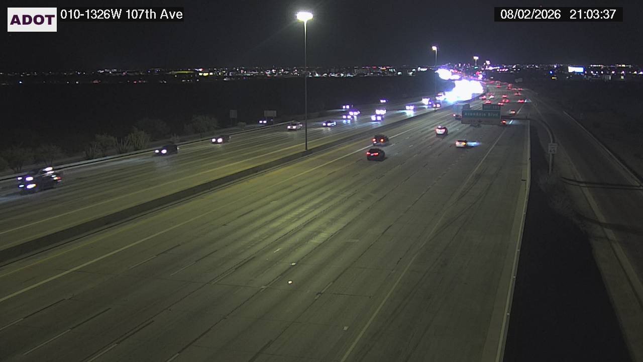 Nearest traffic camera for the crash on 107TH AV ,AVO