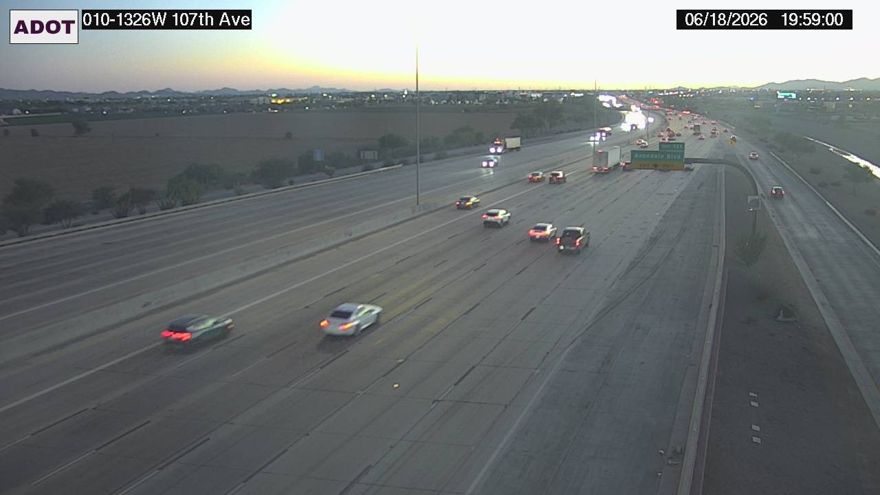 I-10 WB 132.60 @107th Ave