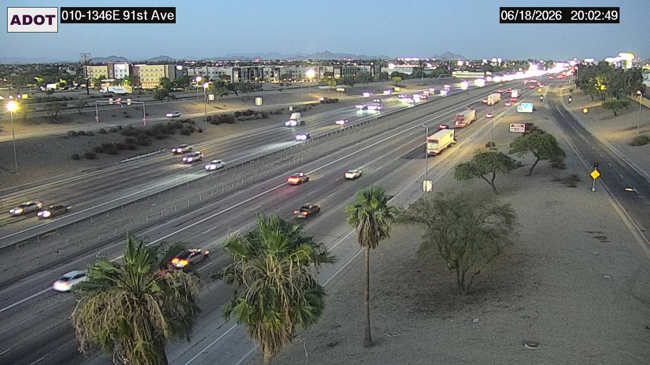 I-10 EB 134.60 @91st Ave