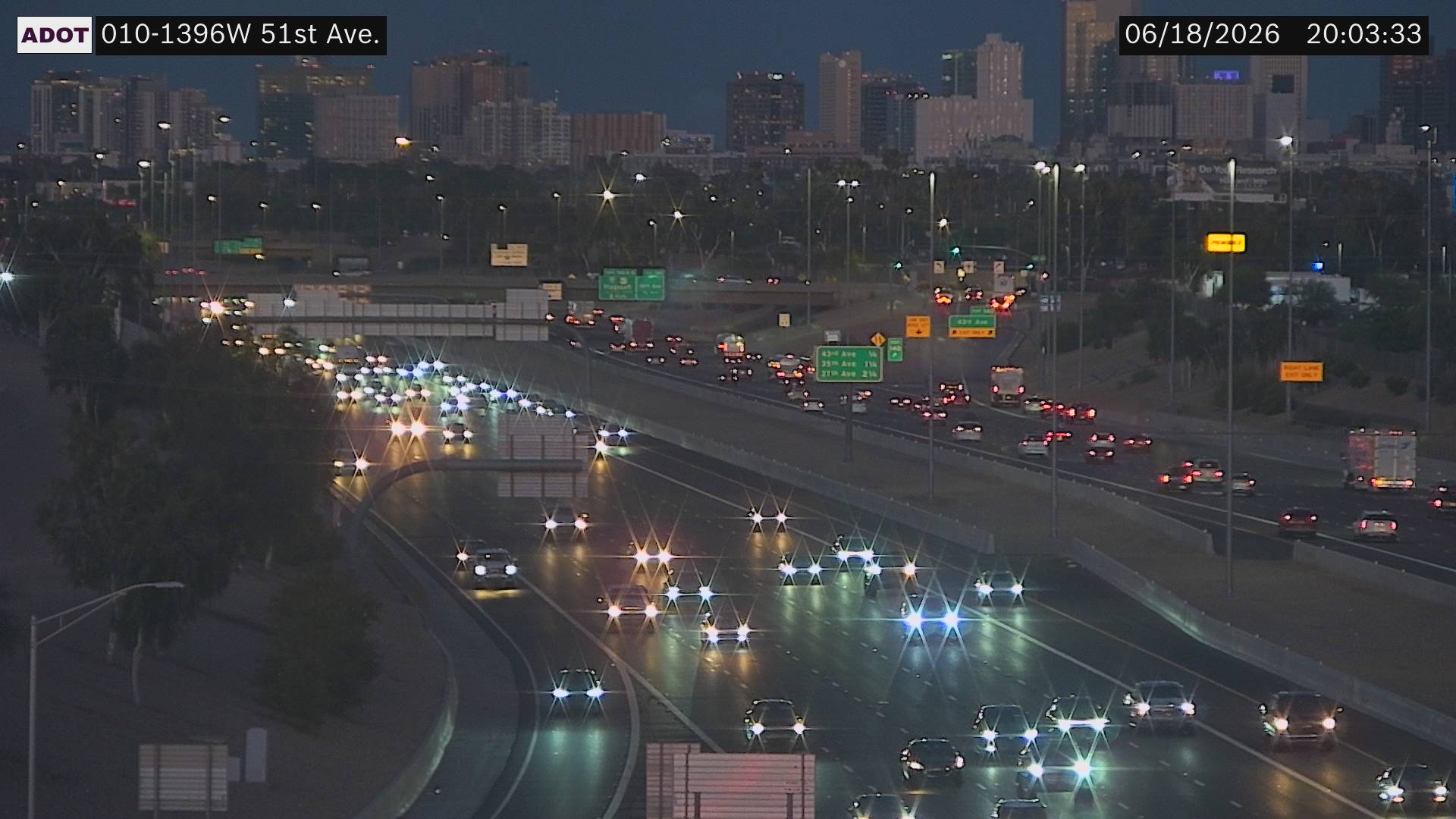 I-10 WB 139.60 @51st Ave