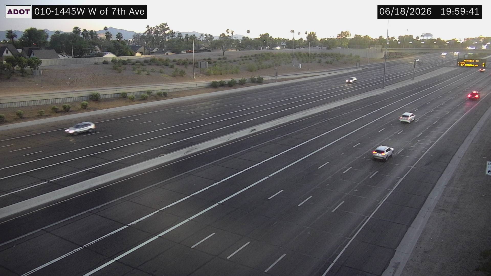 I-10 WB 144.50 @W of 7th Ave