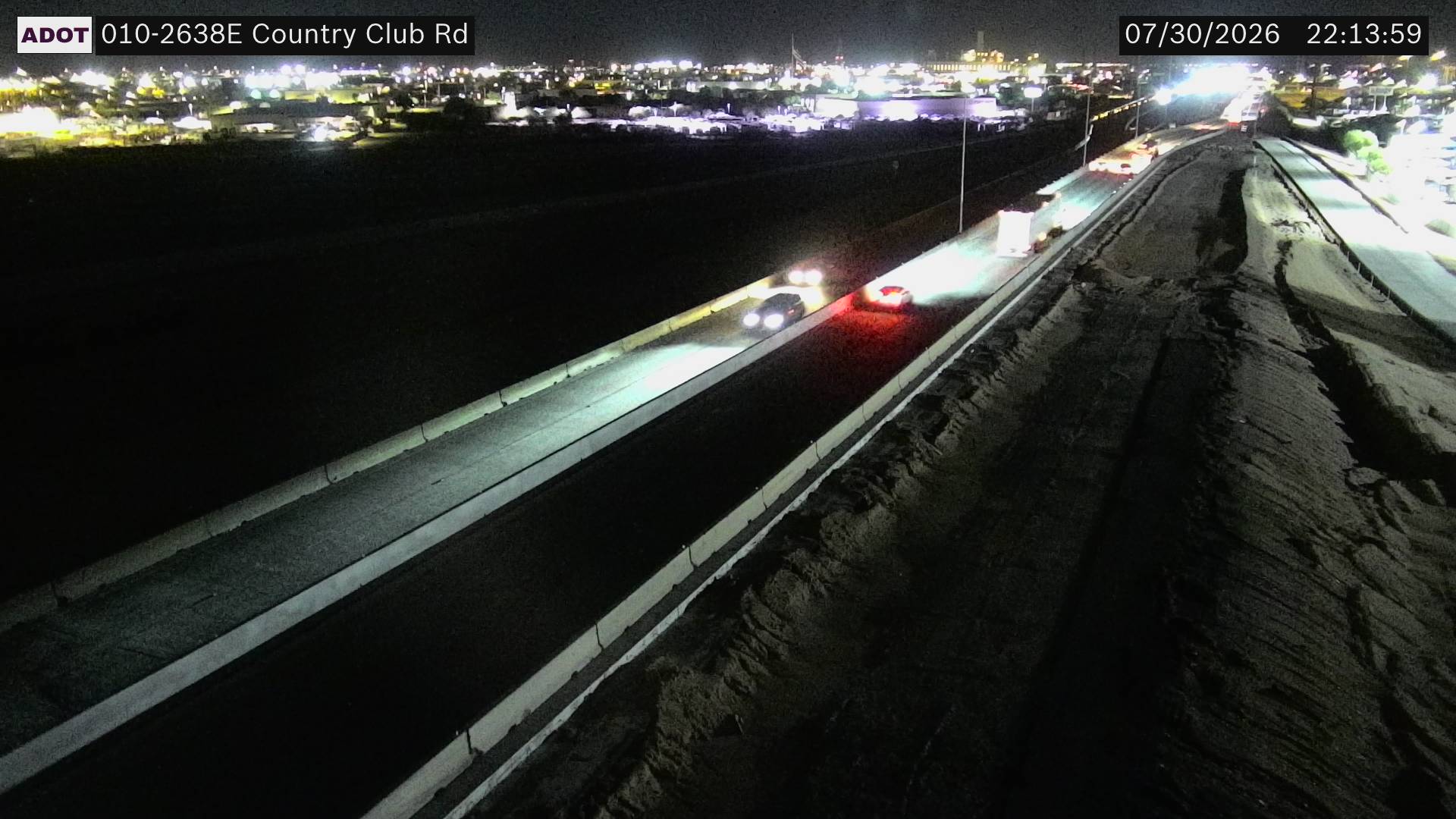 I-10 WB 263.80 @Country Club Rd