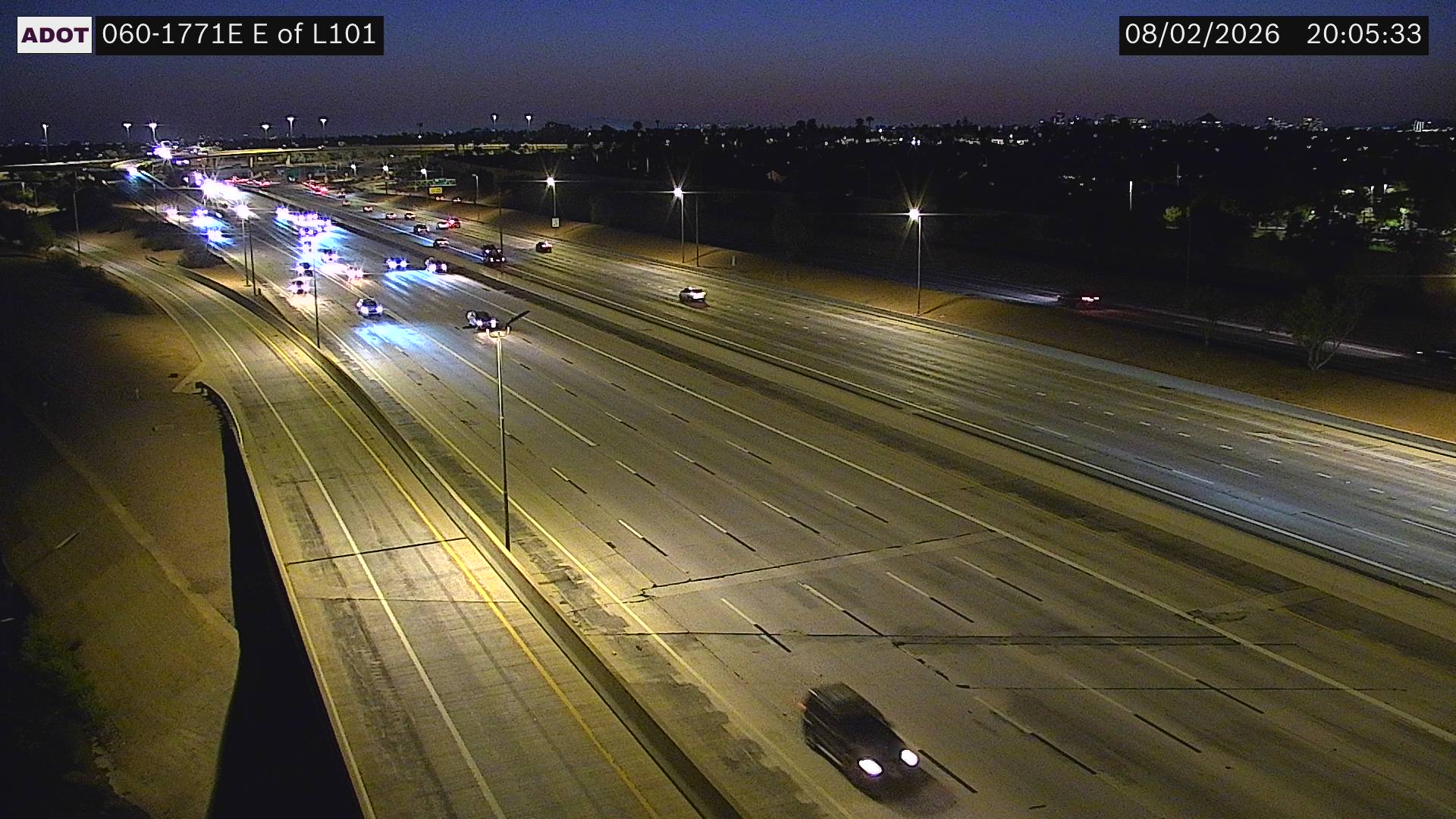 Nearest traffic camera for the crash on SOUTHERN AVE MESA